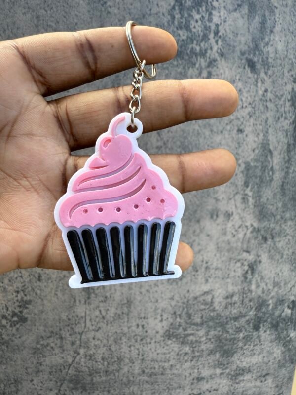 Cupcake NFC Keychain