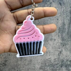 Cupcake NFC Keychain