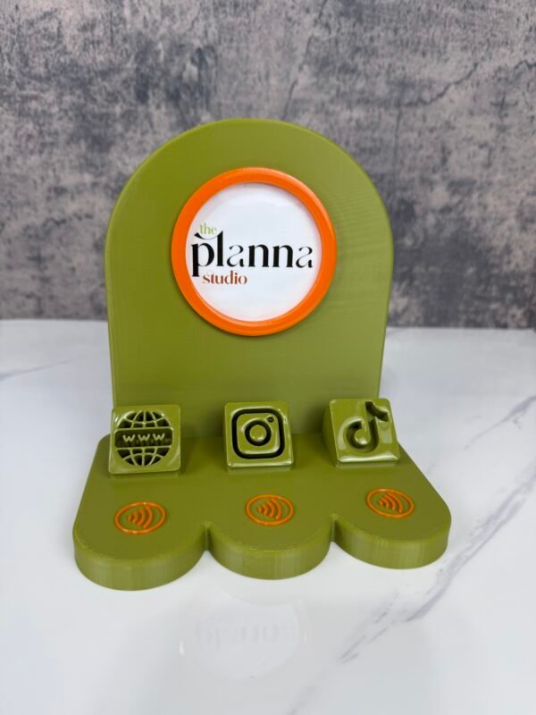 Arched NFC Business Stand