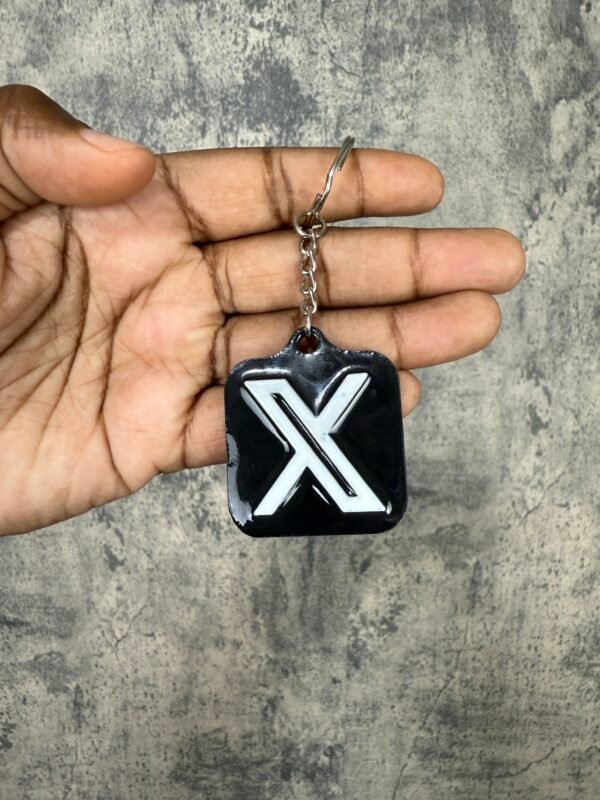 X (Twitter) Keychain