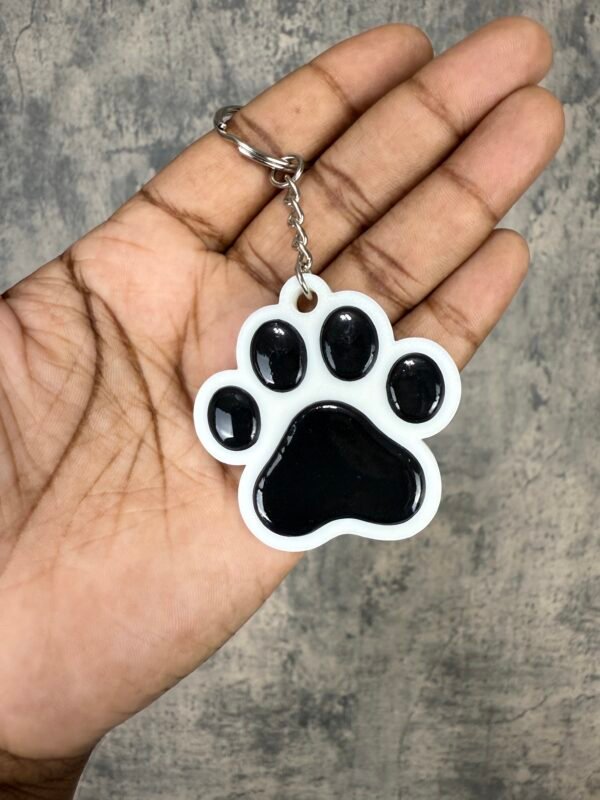 Paw print NFC Keychain
